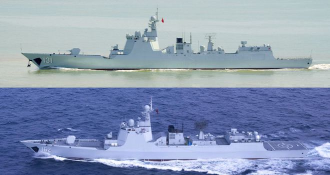 ax版正式亮相中国海军下一代驱逐舰何时亮相？K8凯发央视首次公开！052D型Pro M(图15)